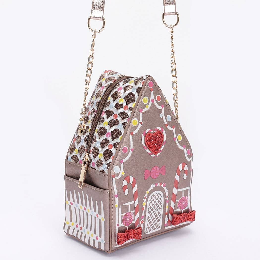 Betsey johnson gingerbread house purse online